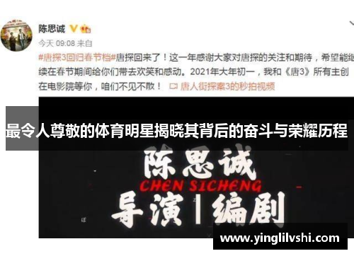 最令人尊敬的体育明星揭晓其背后的奋斗与荣耀历程